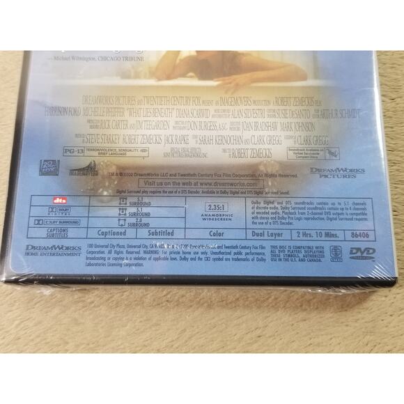 What Lies Beneath DVD 2000 NEW Sealed Widescreen Dolby Digital DreamWorks - Picture 7 of 7
